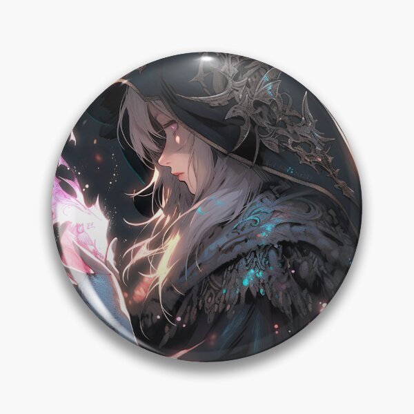 Item preview, Mystical Dark Fantasy Sorceress Anime Girl designed and sold by bubblegoth.