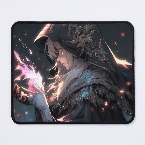 Item preview, Mystical Dark Fantasy Sorceress Anime Girl designed and sold by bubblegoth.