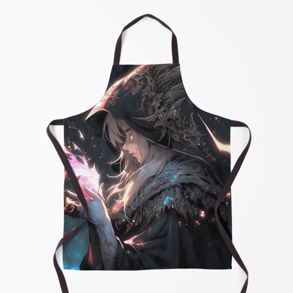 Item preview, Mystical Dark Fantasy Sorceress Anime Girl designed and sold by bubblegoth.