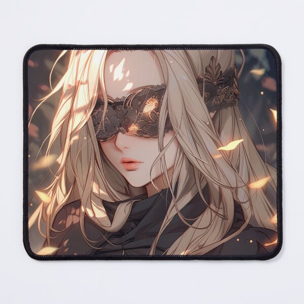 Item preview, Enigmatic Lace Blindfold Mask Anime Girl designed and sold by bubblegoth.