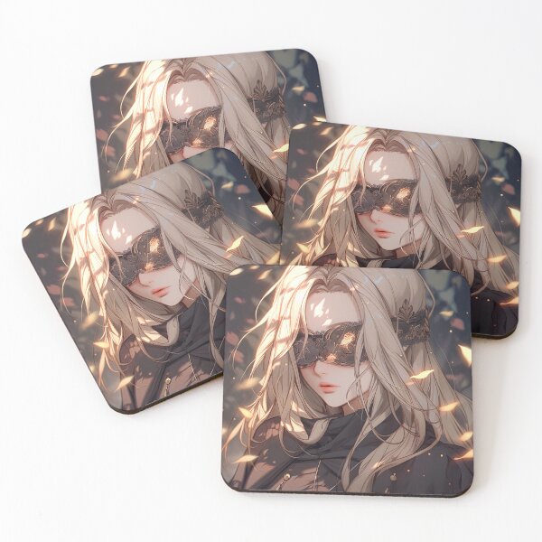 Item preview, Enigmatic Lace Blindfold Mask Anime Girl designed and sold by bubblegoth.