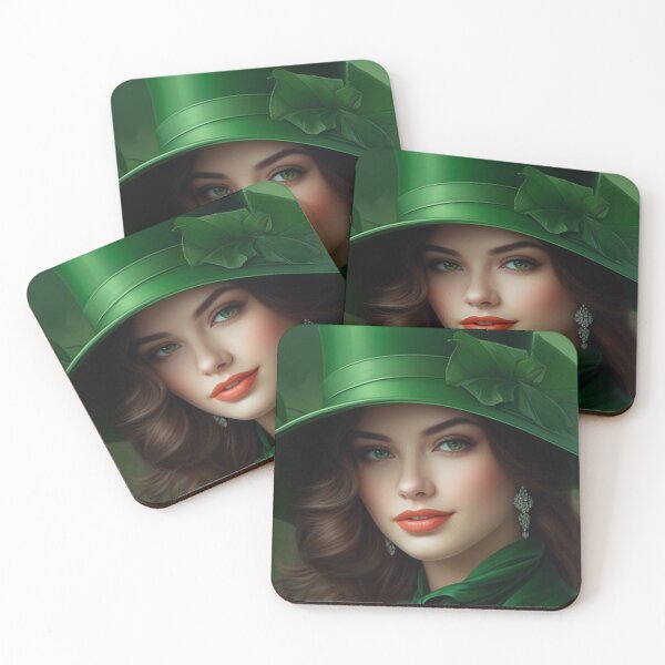 Item preview, Lady in a green hat designed and sold by KilianSzmid.