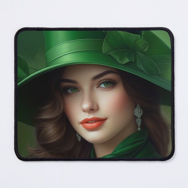 Item preview, Lady in a green hat designed and sold by KilianSzmid.