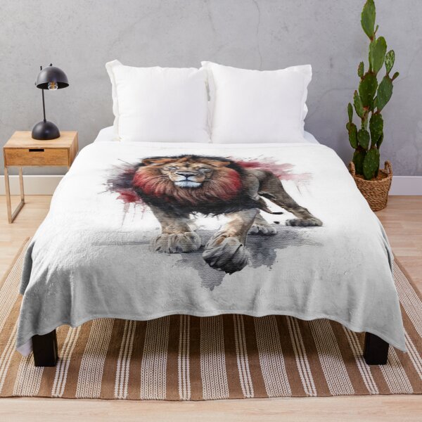 Item preview, watercolor splash lion designed and sold by jnsmerchstore.