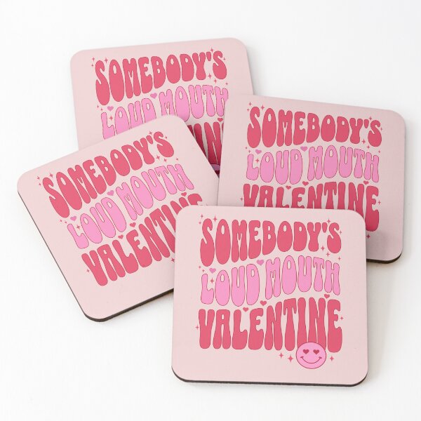 Item preview, Somebody's Loud Mouth Valentine Funny Valentines Day Gift for Wife Back designed and sold by PUFFYP.