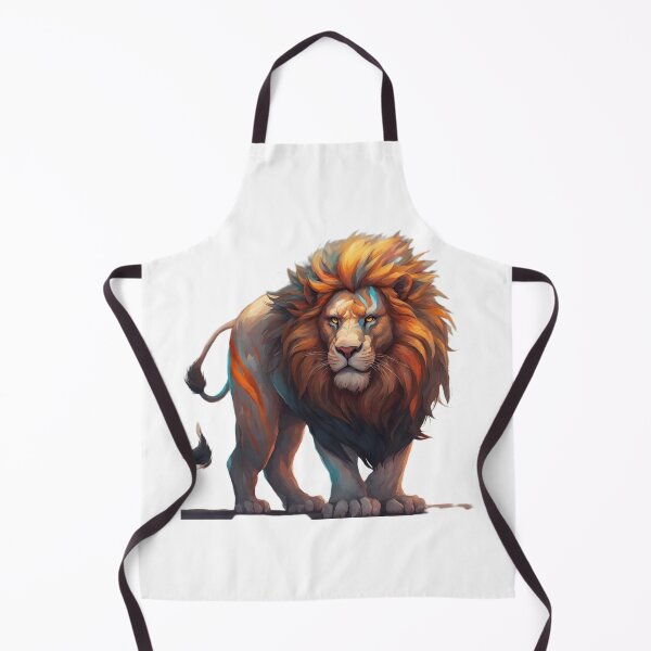 Item preview, Lion with multicolored fur designed and sold by SENTIMENTALE.