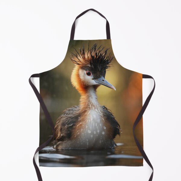 Item preview, Pūteketeke (Australasian crested grebe) designed and sold by Brendon987.