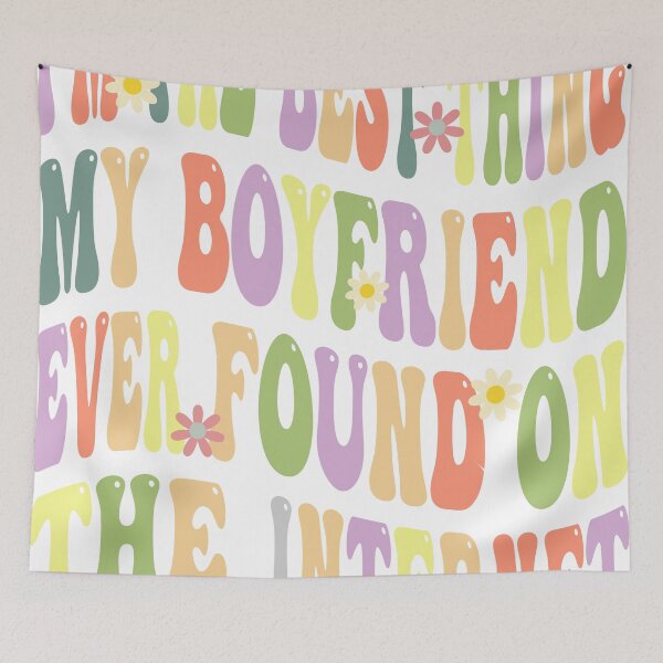 Item preview, I'm The Best Thing My Boyfriend Ever Found On The Internet designed and sold by QUOTABLE STICKERS.
