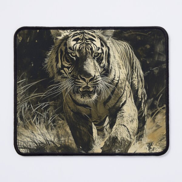 Item preview, Vintage Majestic Bengal Tiger - Pencil Sketch designed and sold by HausKatz.
