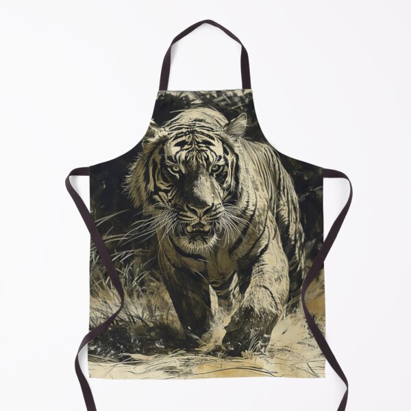 Item preview, Vintage Majestic Bengal Tiger - Pencil Sketch designed and sold by HausKatz.