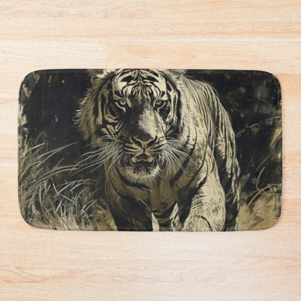 Item preview, Vintage Majestic Bengal Tiger - Pencil Sketch designed and sold by HausKatz.