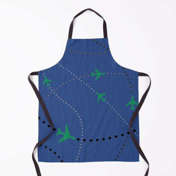 Item preview, "Air-O-Plane 2" - Blue, Skies, Airplane, Flight, Flying, Sky, Dots, Fun, Green, Grass designed and sold by CanisPicta.