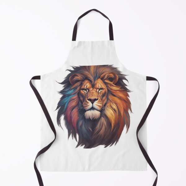 Item preview, Copy of Lion with multicolored fur designed and sold by SENTIMENTALE.