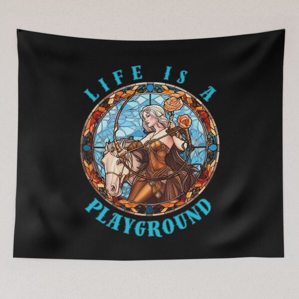 Item preview, Life Is A Playground. sagittarius birthday designed and sold by ZodiacWonders.