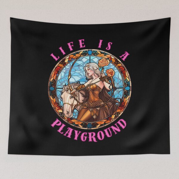 Item preview, Life Is A Playground. sagittarius zodiac designed and sold by ZodiacWonders.