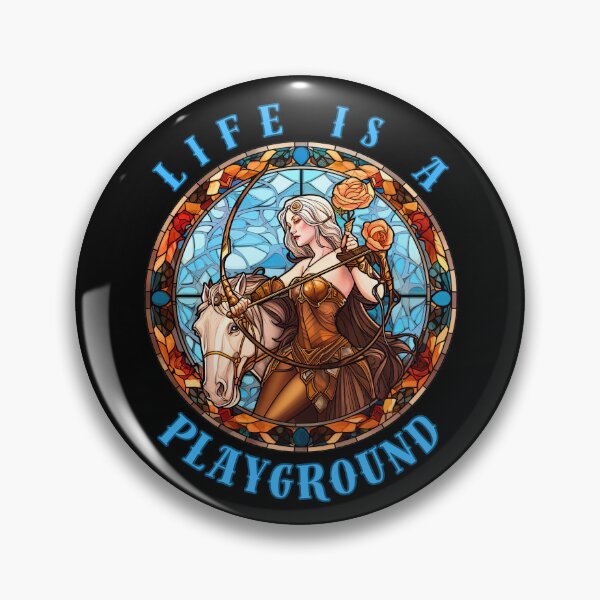 Item preview, Life Is A Playground. sagittarius constellation designed and sold by ZodiacWonders.