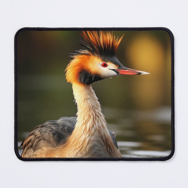 Item preview, Water Spirits: Pūteketeke (Australasian crested grebe) designed and sold by Brendon987.