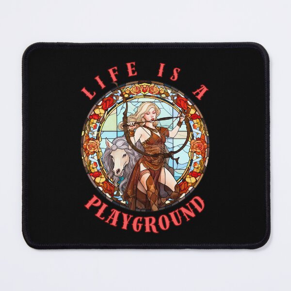 Item preview, Life Is A Playground. sagittarius lovers designed and sold by ZodiacWonders.