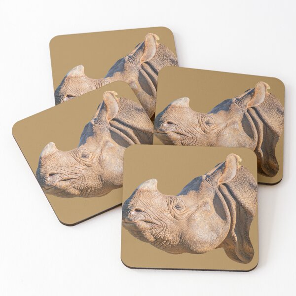 Item preview, Greater one horned Rhino profile designed and sold by Dalyndigital Photography.