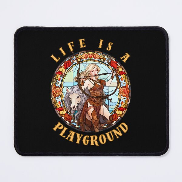 Item preview, Life Is A Playground. sagittarius sayings designed and sold by ZodiacWonders.