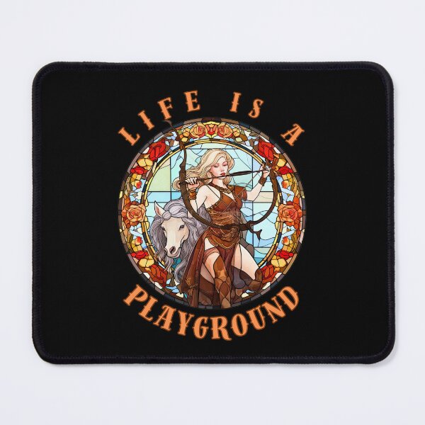 Item preview, Life Is A Playground. sagittarius november designed and sold by ZodiacWonders.