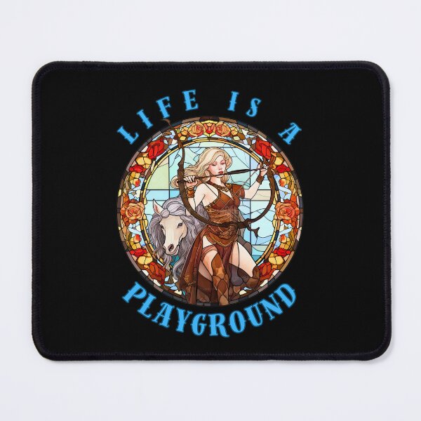Item preview, Life Is A Playground. sagittarius astrological sign designed and sold by ZodiacWonders.