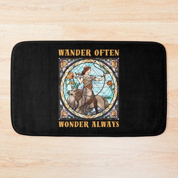 Item preview, Wander Often, Wonder Always. sagittarius sign designed and sold by ZodiacWonders.