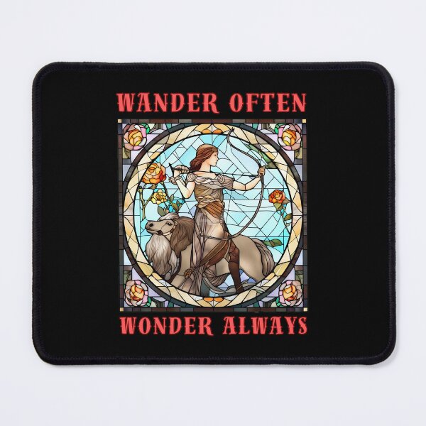Item preview, Wander Often, Wonder Always. sagittarius astrology designed and sold by ZodiacWonders.