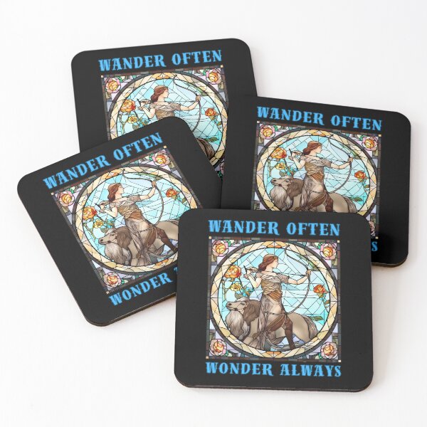 Item preview, Wander Often, Wonder Always. sagittarius constellation designed and sold by ZodiacWonders.