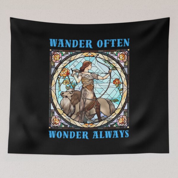Item preview, Wander Often, Wonder Always. sagittarius constellation designed and sold by ZodiacWonders.