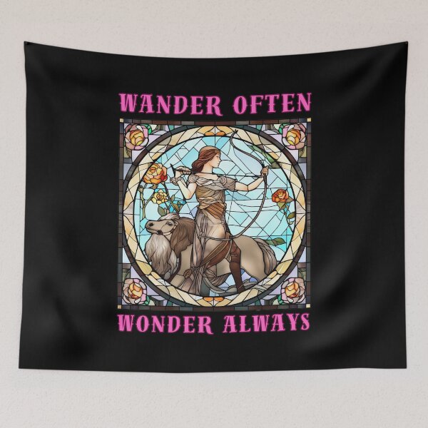 Item preview, Wander Often, Wonder Always. sagittarius zodiac designed and sold by ZodiacWonders.
