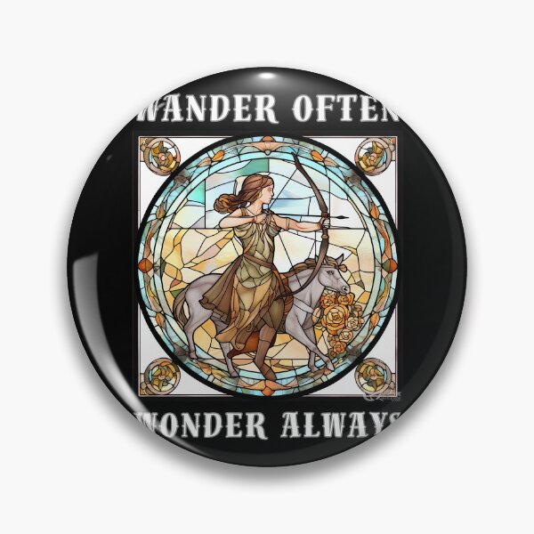 Item preview, Wander Often, Wonder Always. sagittarius funny designed and sold by ZodiacWonders.