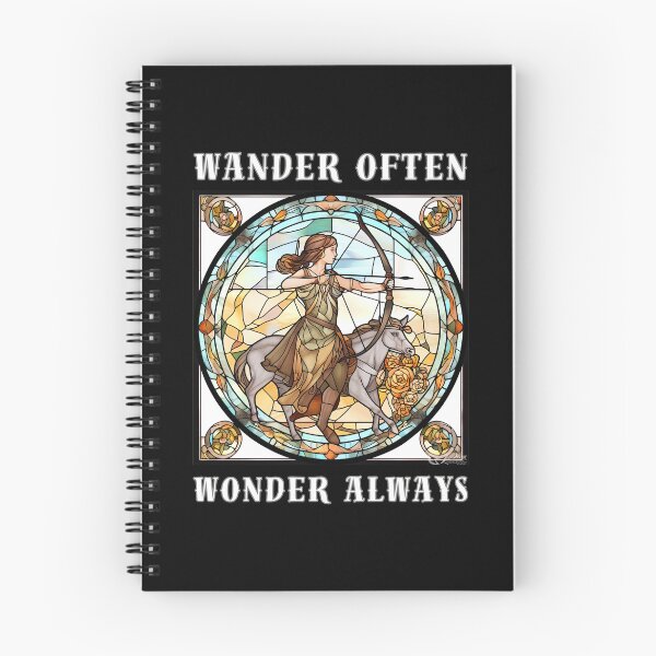 Item preview, Wander Often, Wonder Always. sagittarius funny designed and sold by ZodiacWonders.