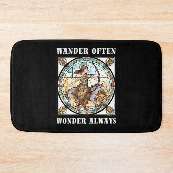 Item preview, Wander Often, Wonder Always. sagittarius funny designed and sold by ZodiacWonders.