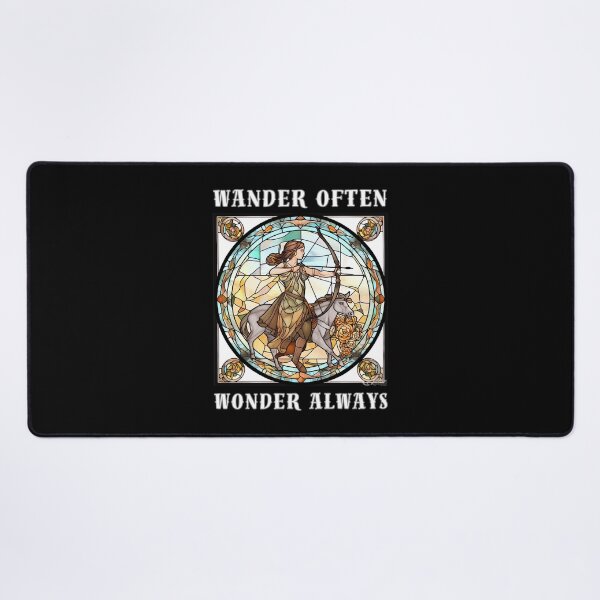 Item preview, Wander Often, Wonder Always. sagittarius funny designed and sold by ZodiacWonders.