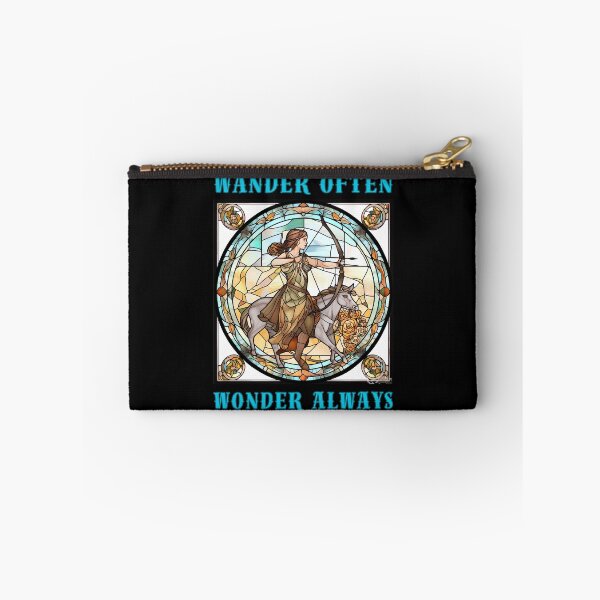 Item preview, Wander Often, Wonder Always. sagittarius quote designed and sold by ZodiacWonders.