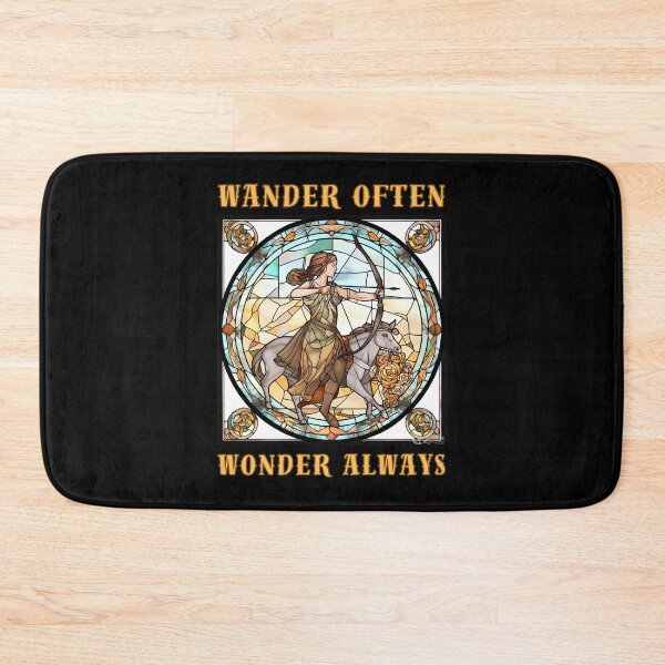 Item preview, Wander Often, Wonder Always. sagittarius sayings designed and sold by ZodiacWonders.