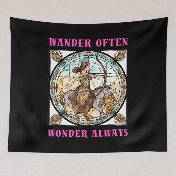 Item preview, Wander Often, Wonder Always. cute sagittarius designed and sold by ZodiacWonders.