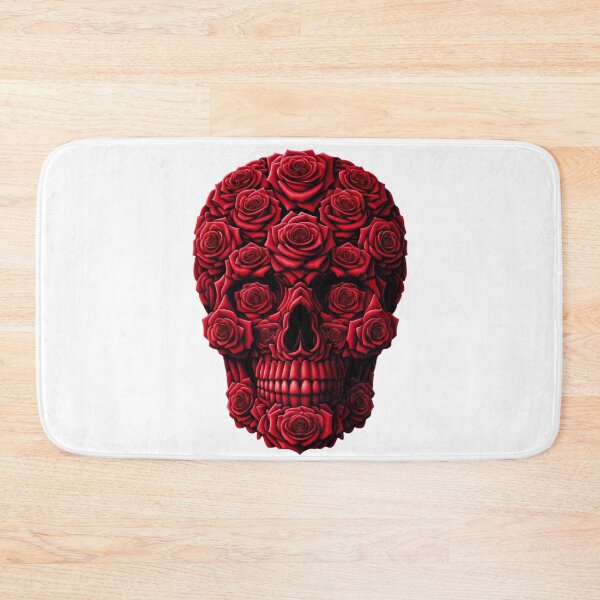 Item preview, Red Rose Skull designed and sold by CharmStudio.