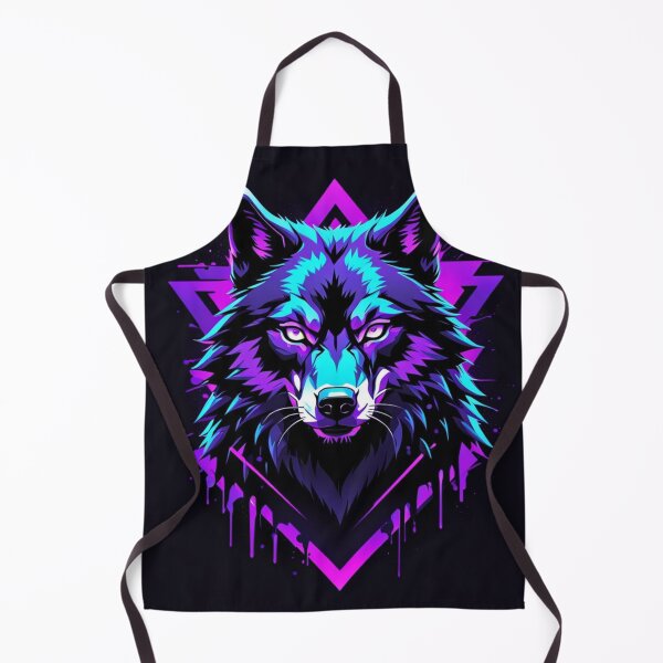 Item preview, Purple, Blue And Pink Wolf designed and sold by Gabriela McDaniel.