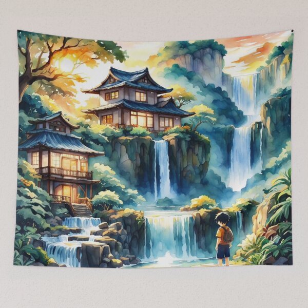 Item preview, Dream Houses By Waterfall designed and sold by Gabriela McDaniel.