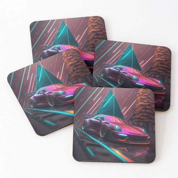 Item preview, Neon GT3 Pulse: Abstract Porsche Expression designed and sold by iQuorra.