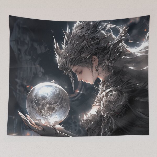 Item preview, Mystical Orb of Light Anime Girl designed and sold by bubblegoth.