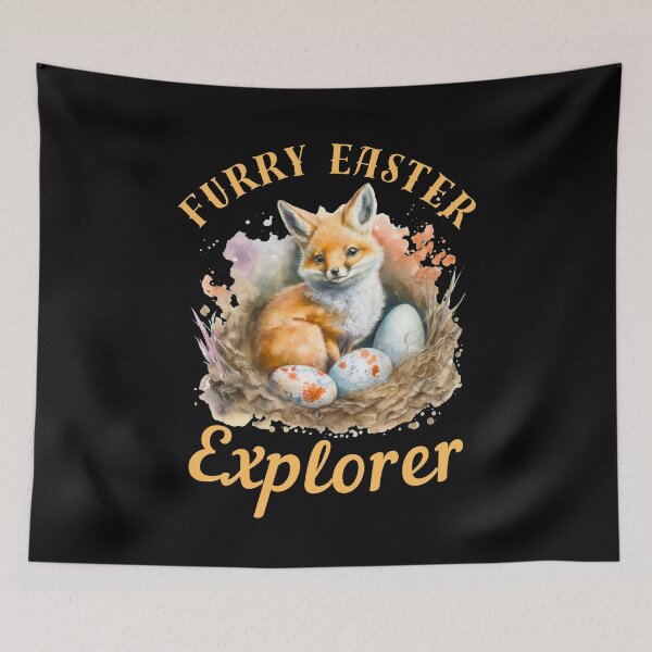 Item preview, Furry Easter Explorer. fox lover designed and sold by FoxVibes.