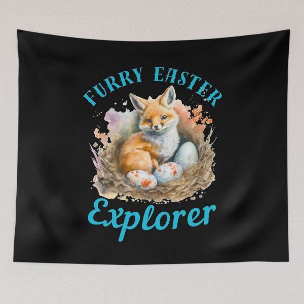 Item preview, Furry Easter Explorer. fox face designed and sold by FoxVibes.