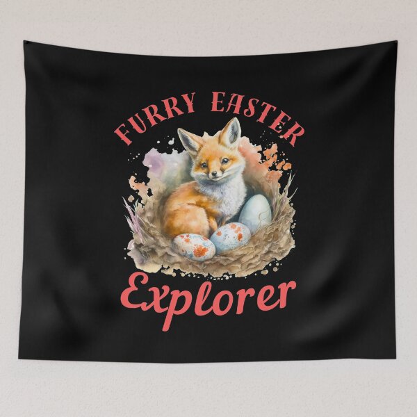 Item preview, Furry Easter Explorer. fox head designed and sold by FoxVibes.