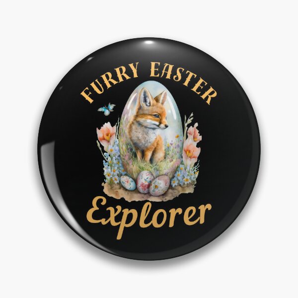 Item preview, Furry Easter Explorer. fox saying designed and sold by FoxVibes.