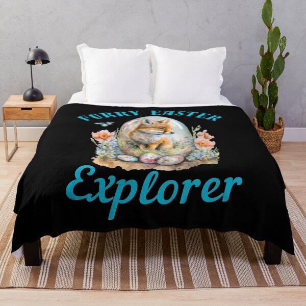 Item preview, Furry Easter Explorer. vintage fox designed and sold by FoxVibes.