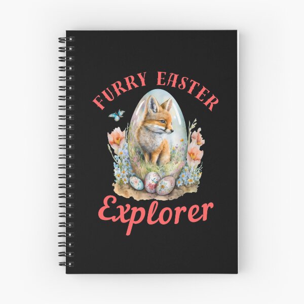 Item preview, Furry Easter Explorer. retro fox designed and sold by FoxVibes.