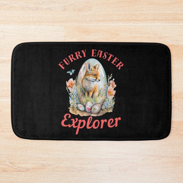 Item preview, Furry Easter Explorer. retro fox designed and sold by FoxVibes.